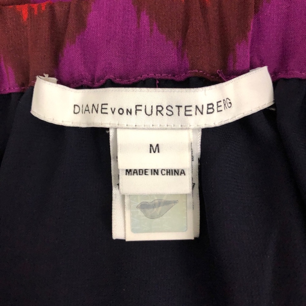 DVF Printed Louella Handkerchief-Hem Silk Skirt - Picture 8 of 8